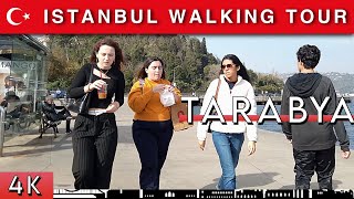 ISTANBUL 🇹🇷 TARABYA Walking tour 🎣 November 2023  4K HD•60 fps [upl. by Yoreel]