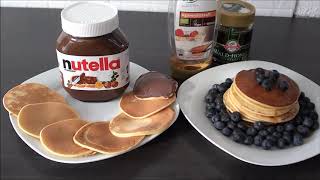 EINFACHES SCHNELLES und LECKERES PancakeRezept [upl. by Juley]