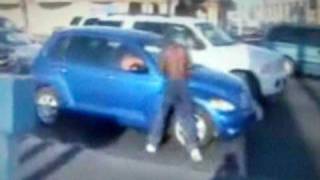 BumFights 3 CrackHead Smashes Random Car [upl. by Nosdrahcir647]