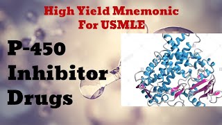 P450 Inhibitors Mnemonic for USMLE Step 1 [upl. by Tanya203]