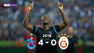 Trabzonspor 4  0 Galatasaray  Maç Özeti  201819 [upl. by Arayk]