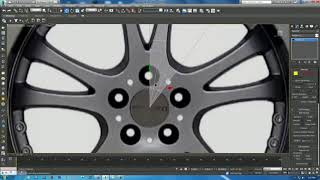 Modeling a Car Rim in 3ds Max pt 1  lesson 6 [upl. by Bick308]