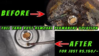 Ultimate Guide Fuel Tank Rust Removal Permanent Solution  English [upl. by Rondi]