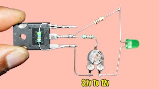 37v Battery To 12v Liion Battery Charger Circuit [upl. by Anchie]