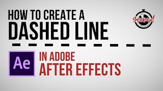 How to Create a Dashed Line in After Effects [upl. by Elmer]