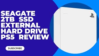 Seagate External SSD PS5 Hard Drive White Edition review The best PS5 external storage solution [upl. by Asiruam857]