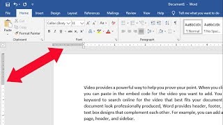 How to Show Ruler in Word [upl. by Ikiv]