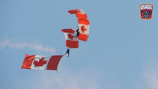 Canadian Armed Forces SkyHawks at 2024 EAA AirVenture Oshkosh [upl. by Annaiek]