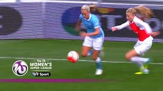 Manchester City Women 20 Arsenal Ladies  Goals amp Highlights [upl. by Whallon]