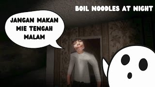 Jangan makan mie tengah malam  boil noodles at night indonesia [upl. by Ahsimat31]