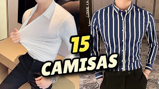 Conoce los✅ 15 TIPOS de CAMISAS para HOMBRES ▶para que puedas vestir distintobien en cada ocasión [upl. by Annatnom]