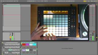 Ableton Push Playing Drum Racks [upl. by Bertero741]