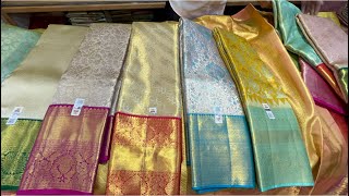 chickpet Bangalore wholesale silk sareesSingle saree courier available [upl. by Pengelly]