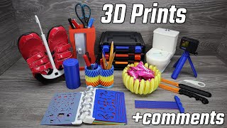 12 Useful 3D Prints  3D Printing Ideas [upl. by Aninaig]