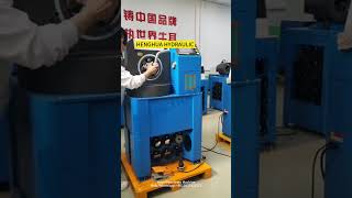 Precision Hydraulic Hose Crimping Machine Achieve Perfect Connections Advanced Hose Press Crimper [upl. by Idnal322]