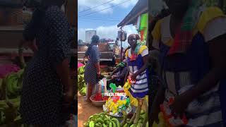 Exploring a rural market in Ghana West Africa 3 Ghana Market Tour Shorts [upl. by Ahtnahc]