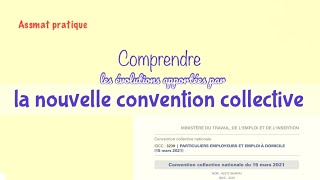 Comprendre la NOUVELLE CONVENTION COLLECTIVE janvier 2022 [upl. by Aivad899]