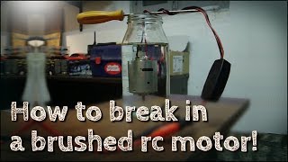 Mabuchi 540 dipping  How to break in a brushed RC car motor [upl. by Nylannej]