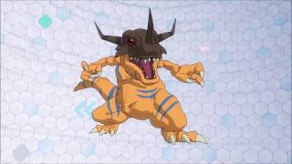 Agumon Evolution Greymon Tri Version [upl. by Enyamrahc]