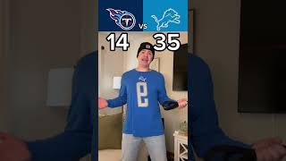 The belt become more powerful😳🤣🏈 nfl football lions titans skit funny [upl. by Rorke]