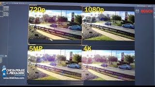 Security Camera Resolution Comparison 720p 1080p 5MP 4K and 180 amp 360 Panoramic 12MP [upl. by Haimorej395]