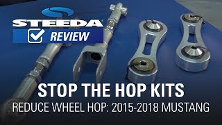 Reduce Wheel Hop on your 20152021 Mustang with Steeda Stop the Hop Kits [upl. by Nnylyak897]