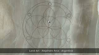 Mandala Land Art Alejandro Arce [upl. by Allets]