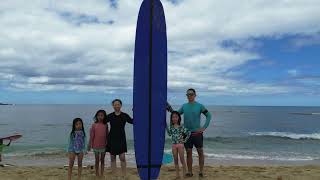 Oahu surfing lessons [upl. by Naruq]