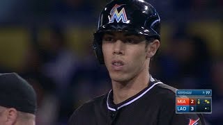 MIALAD Yelich singles to center and scores Gordon [upl. by Allehc]