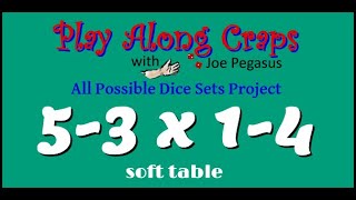 53x14 Dice Set Soft Table [upl. by Kenna]