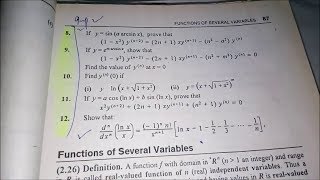 Nth Derivative Exercise 25Part 9Calculus With Analytic Geometry by SM YUSUF [upl. by Earezed]