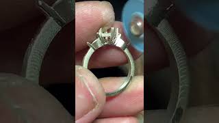 Crafting the Perfect Engagement Ring A Princess Square Set with Marquise Diamond Design jewelry [upl. by Vanessa394]