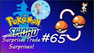 Pokemon Sword Surprise Trade Surprises Part65 quotStart with Raid amp Food Cans for Sharesquot [upl. by Nytram429]