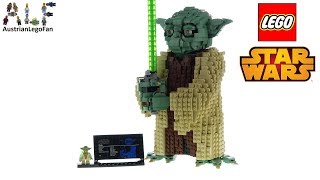 LEGO Star Wars 75255 Yoda  Lego Speed Build Review [upl. by Ruffin]