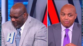 SHAQ Couldnt Stop Laughing at What Chuck Said 🤣🤣🤣 [upl. by Aipmylo]