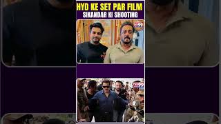 Hyderabad Shooting Secunder Salman Khan pahunche Fir Se Mili Dhamki [upl. by Eillit]