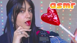 ASMR en Español ✨🍭 COMIENDO PALETA Y MOUTH SOUNDS 👅 [upl. by Tenaj]