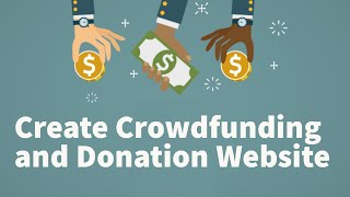 Create crowdfunding and donation website [upl. by Munafo]