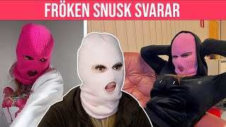 Fröken Snusk avslöjar Då tar hon av sig masken [upl. by Lindly371]