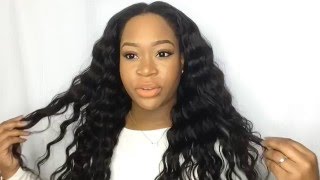 Aliexpress Brazilian Natural Wave  UPart Wig Install Review  Nadula Hair Company [upl. by Antonio19]