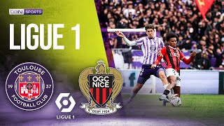 Toulouse vs Nice  LIGUE 1 Highlights  030324  beIN SPORTS USA [upl. by Harehs]