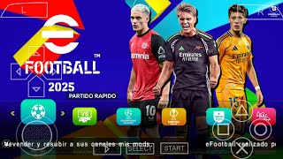 😱 PES 2025 PPSSPP EUROPEU CÂMERA PS5 MEDIAFIRE 100 ATUALIZADO ANDROID 😱 LINKS DERITO [upl. by Eliott566]