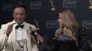 Cat 3012 Winner  Interview wDario Melendez WISN Sports News 2024 ChicagoMidwest Emmy Awards [upl. by Etakyram]