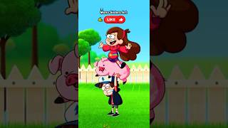 Gravity falls Dipper and Mabel animation Game shorts 🎯 gravityfalls billcipher youtubeshorts [upl. by Ettennej]