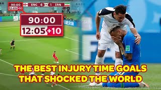 The Best Injury Time Goals that shocked the world [upl. by Eeruhs213]