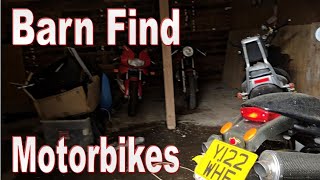 Barn Find Motorbikes  Will they be worth it  Hidden Motorcycles  BIG FIND [upl. by Thaxter]