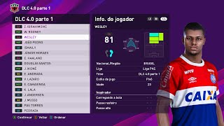 Todas as FACES novas e atualizadas da DLC 40 do PES 2020  New faces DLC 40 PES 2020  Legends [upl. by Lehcir]