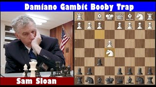 The Booby Trap of the Damiano Gambit II Chess Gambit Miniature [upl. by Wilton]