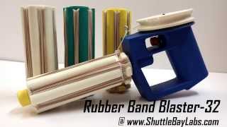 Rubber Band Blaster32 Slow Motion [upl. by Ahsemat]