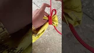 Practical tent cloth corner knot practical rope knot good things to share [upl. by Agiaf98]